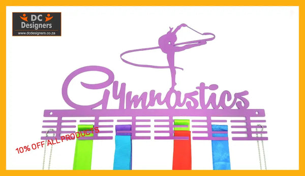 Gymnastics Ribbon 48 Tier Medal Hanger Sports Medal Hangers