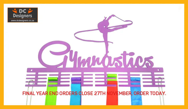 Gymnastics Ribbon 48 Tier Medal Hanger Sports Medal Hangers