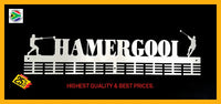 Hamergooi 72 Tier Medal Hanger Stainless Steel Brush Finish Sports Hangers