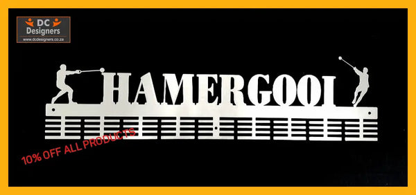 Hamergooi 72 Tier Medal Hanger Stainless Steel Brush Finish Sports Hangers