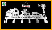 Home Is Where The Dam Is! 6 Hook Key Hook Hooks