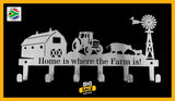 Home Is Where The Farm Is! 6 Hook Key Hook Hooks