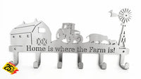 Home Is Where The Farm Is! 6 Hook Key Hook Hooks