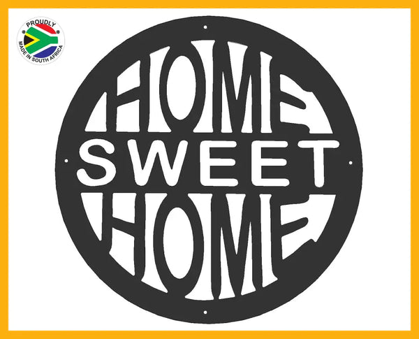 Home Sweet Wall Art Black Large