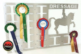 Horse Rosette Hangers Dressage Hanger / Stainless Steel Brush Finish