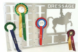 Horse Rosette Hangers Dressage Hanger / Stainless Steel Brush Finish