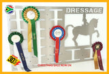 Horse Rosette Hangers Dressage Hanger / Stainless Steel Brush Finish