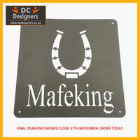 Horse Shoe Stable Name Plaques