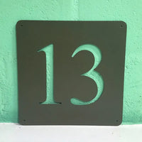 House Number Sign Wall Art