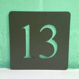 House Number Sign Wall Art