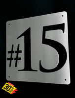 House Number Sign Wall Art