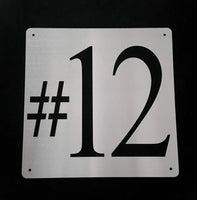 House Number Sign Wall Art