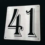 House Number Sign Wall Art