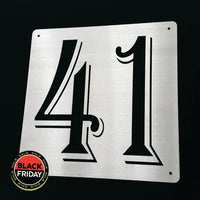 House Number Sign Wall Art