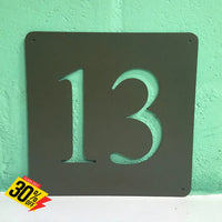 House Number Sign Wall Art