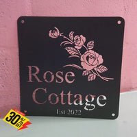 House Signs - Flower Designs