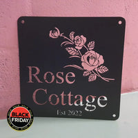 House Signs - Flower Designs