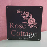 House Signs - Flower Designs