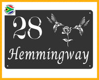 Humming Bird House Sign Wall Art