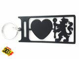 I Love Chelsea Key Ring Black Key Rings