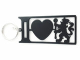 I Love Chelsea Key Ring Black Key Rings