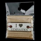 I Love Gymnastics Individual Shoelace Tag Shoe Lace Tags
