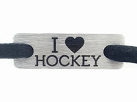 I Love Hockey Individual Shoelace Tag Shoe Lace Tags