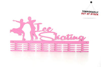 Ice Skating 48 Tier Medal Hanger Pink Sports Medal Hangers