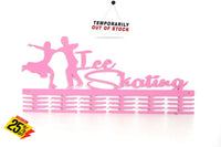 Ice Skating 48 Tier Medal Hanger Pink Sports Medal Hangers