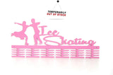 Ice Skating 48 Tier Medal Hanger Pink Sports Medal Hangers