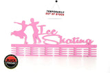 Ice Skating 48 Tier Medal Hanger Pink Sports Medal Hangers