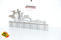 Ice Skating 48 Tier Medal Hanger Stainless Steel Brush Finish Sports Medal Hangers