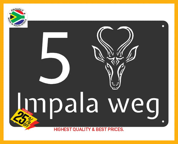 Impala House Sign Wall Art