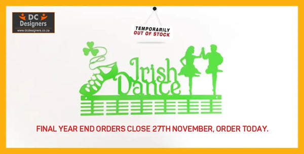 Irish Dancing 48 Tier Medal Hanger Green Sports Medal Hangers