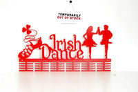 Irish Dancing 48 Tier Medal Hanger Red Sports Medal Hangers