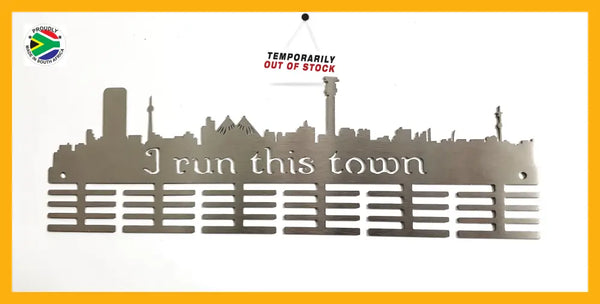 Jhb I Run This Town Medal Hanger 48 Tier Sports Medal Hangers