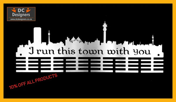 Jhb I Run This Town With You 48 Tier Medal Hanger Sports Medal Hangers