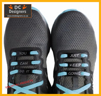 Just Keep Going You Can Do It Shoelace Tag Set Shoe Lace Tags