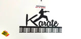 Karate 48 Tier Medal Hanger Black Sports Medal Hangers