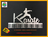 Karate 48 Tier Medal Hanger Stainless Steel Brush Finish Sports Medal Hangers