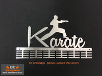 Karate 48 Tier Medal Hanger Stainless Steel Brush Finish Sports Medal Hangers