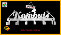 Kombuis Utensil Design Dish Cloth-Key Hook Stainless Steel Brush Finish Key Hooks