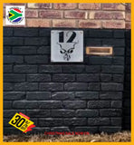 Kudu House Number Sign Wall Art