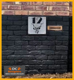 Kudu House Number Sign Wall Art