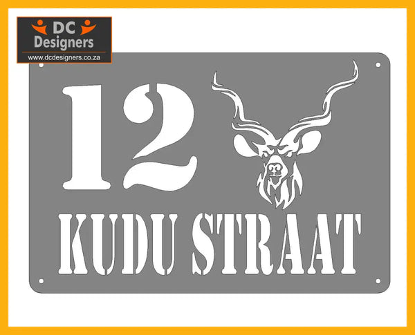 Kudu House Sign Wall Art