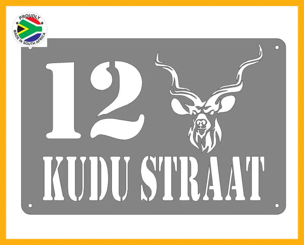 Kudu House Sign Wall Art