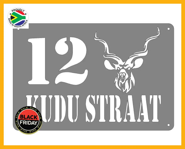 Kudu House Sign Wall Art