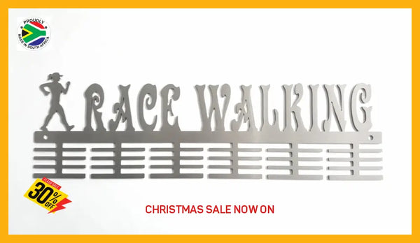 Lady Race Walking Medal Hanger 48 Tier Sports Hangers