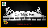 Life Behind Bars Couple Mtb 72 Tier Medal Hanger Stainless Steel Brush Finish Sports Medal Hangers