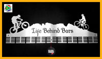 Life Behind Bars Couple Mtb 72 Tier Medal Hanger Stainless Steel Brush Finish Sports Medal Hangers